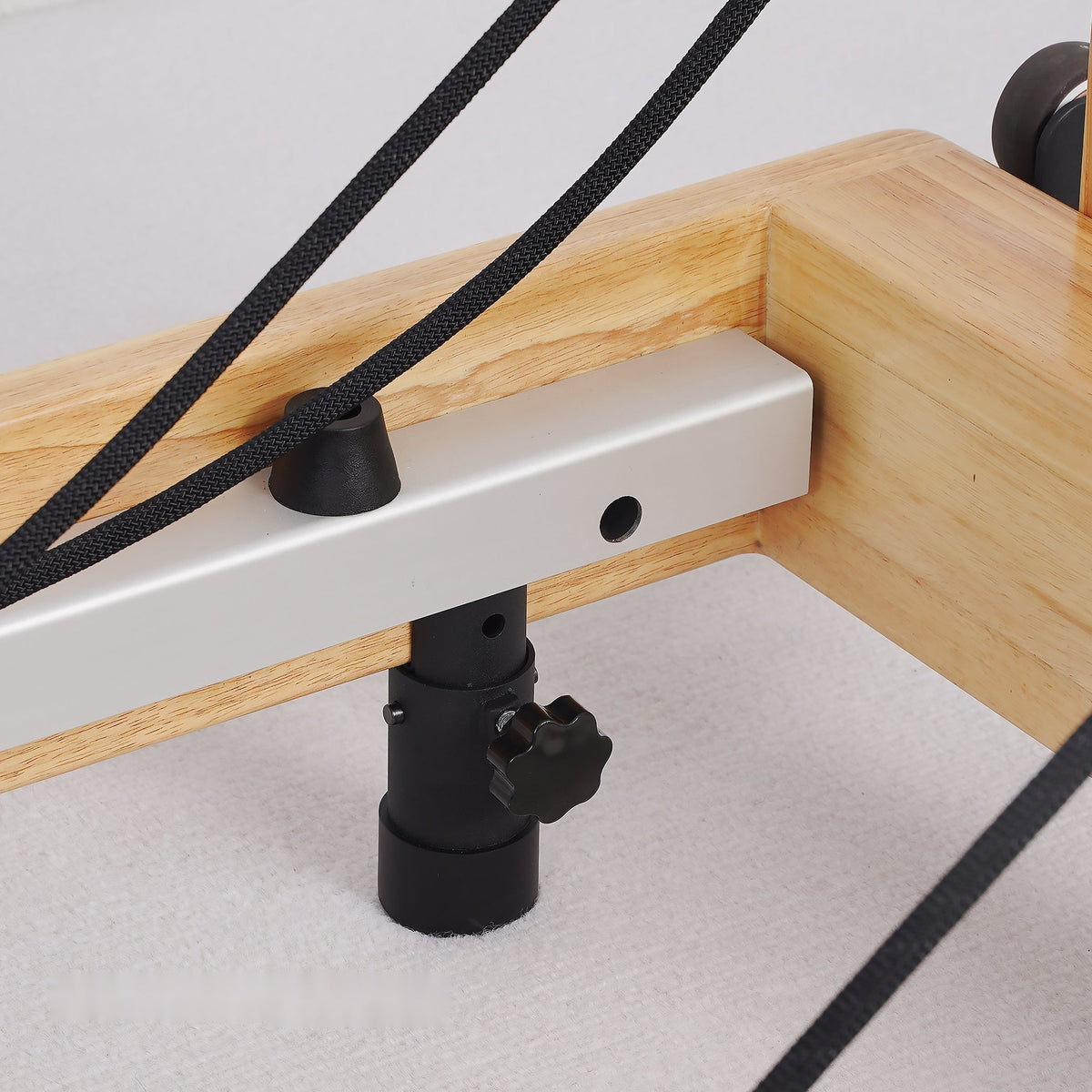 Oak Foldable Pilates Reformer – Studio-Level Foldable Reformer
