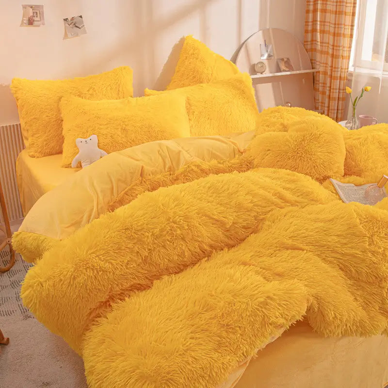 Ultra-Soft Sherpa Fleece Comforter Set – Plush Cloud-Like Warmth for Winter Nights