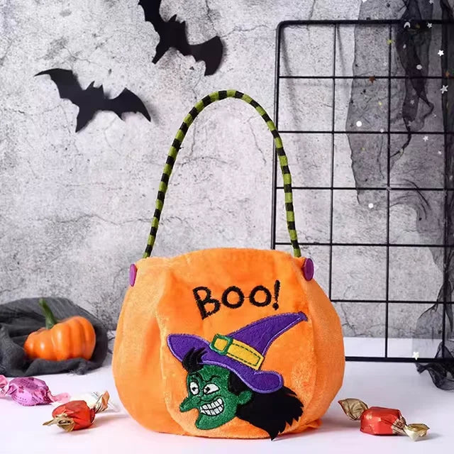 Kürbis-Süßigkeitstasche für Halloween für Kinder