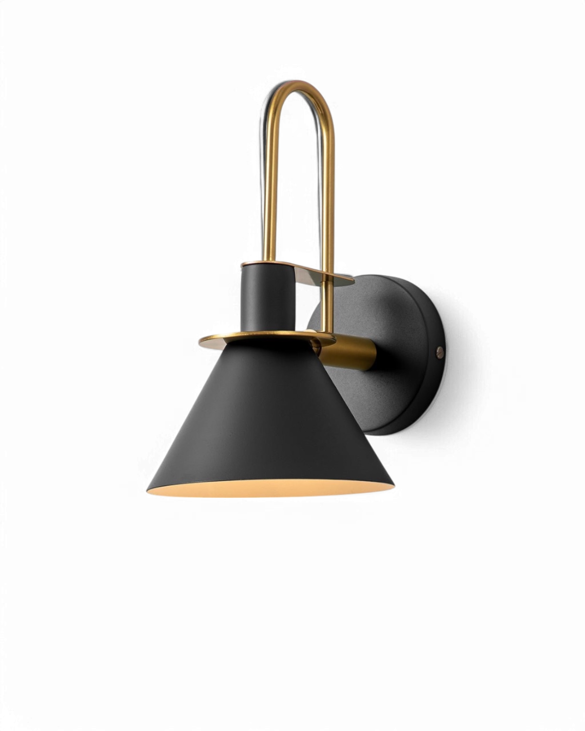 Aplique de pared de travertino y madera con luz LED blanco cálido para dormitorio, sala de estar y pasillo, iluminación de acento en piedra minimalista moderna | Thomler