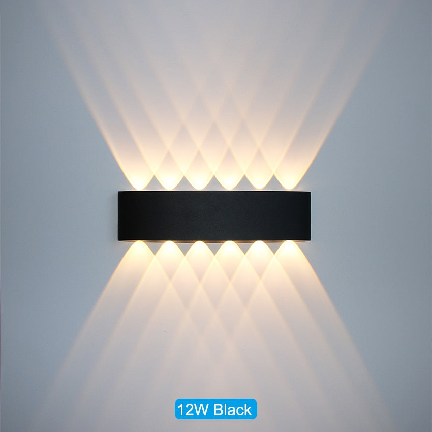 Waterdichte LED-wandlamp voor binnen en buiten