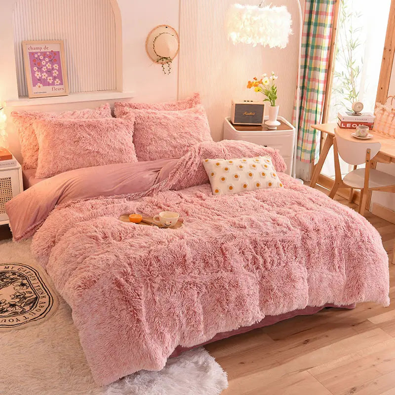 Ultra-Soft Sherpa Fleece Comforter Set – Plush Cloud-Like Warmth for Winter Nights