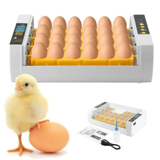 Egg Incubator Automatic Chicken Quail Egg Hatcher 24 Eggs