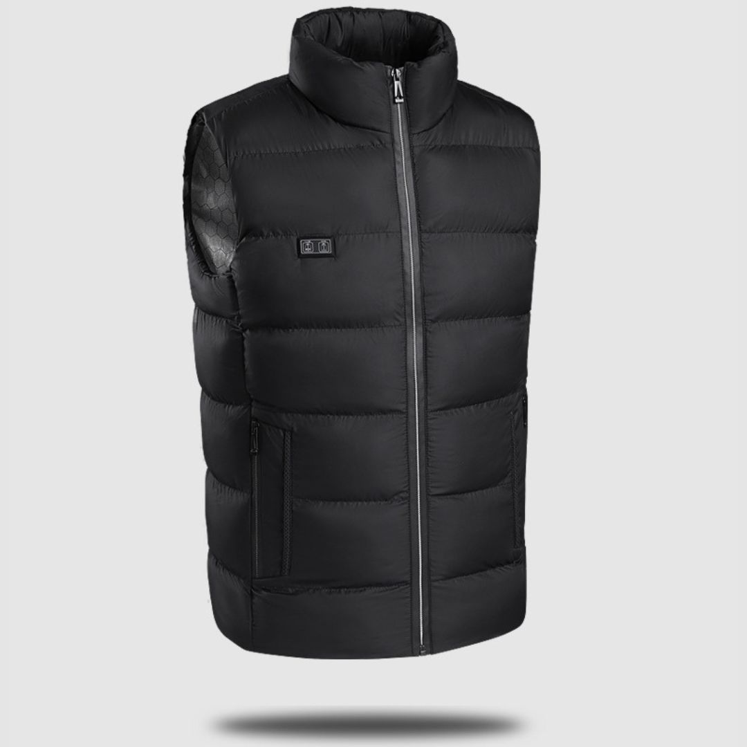 USB Heated Vest with 3-Level Temperature Control – Rechargeable Warming Gilet for Men & Women