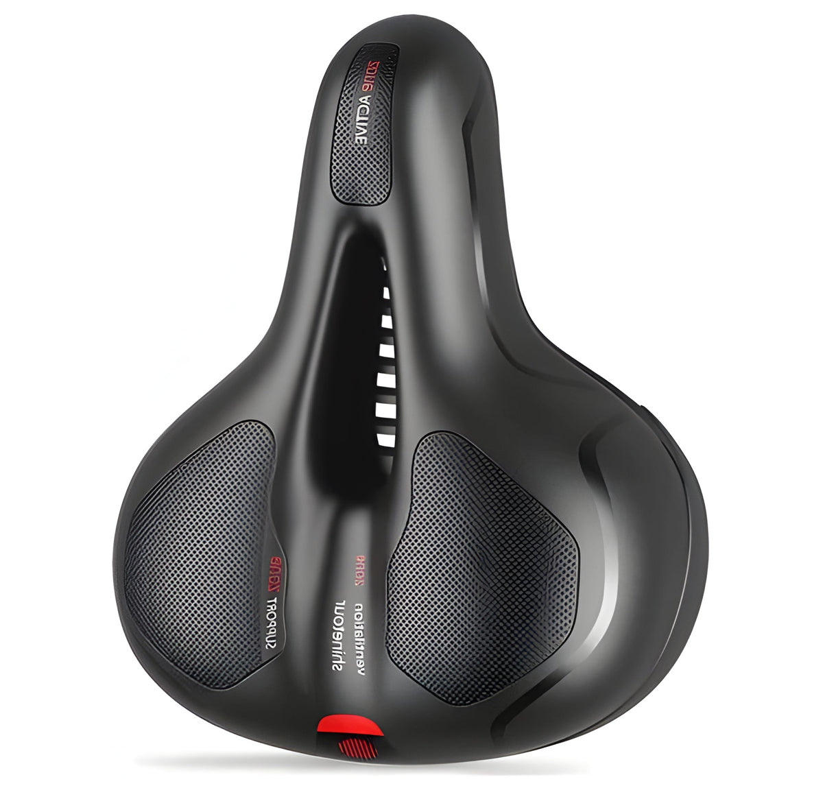 Wide Comfort Bike Saddle with Shock Absorbers