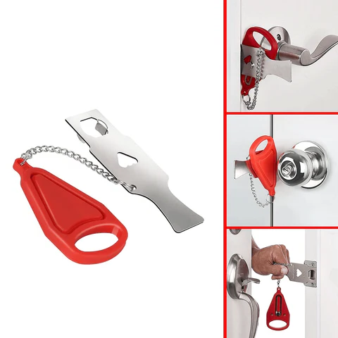 Portable Travel Door Lock for Added Privacy