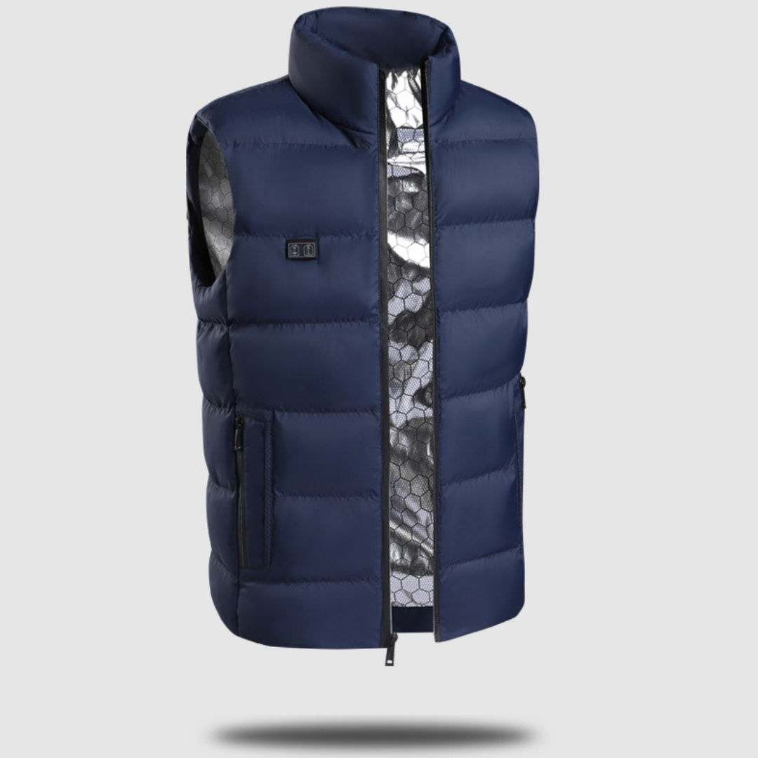 USB Heated Vest with 3-Level Temperature Control – Rechargeable Warming Gilet for Men & Women