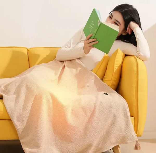 USB-Powered Heating Scarf with 3 Temperature Settings for All-Day Warmth