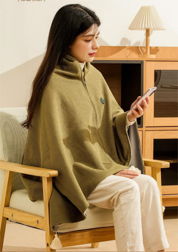 USB-Powered Heating Scarf with 3 Temperature Settings for All-Day Warmth
