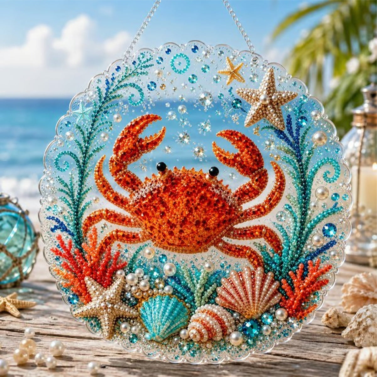 Kit de arte con perlas oceánicas Pearlcove DIY