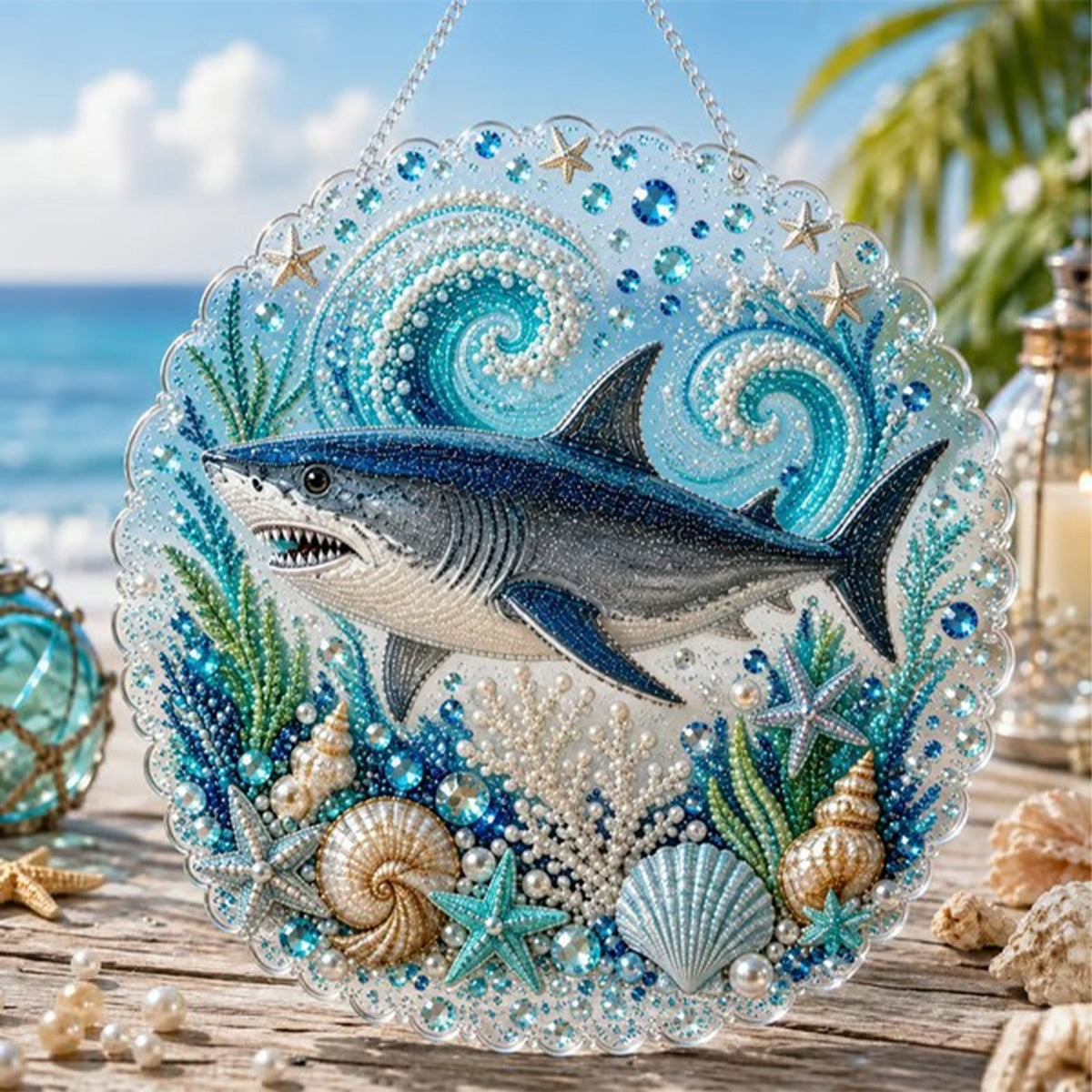 Kit de arte con perlas oceánicas Pearlcove DIY