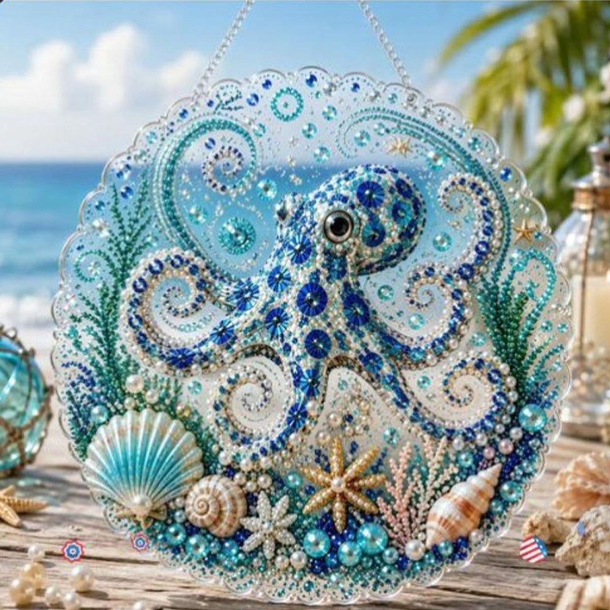 Kit de arte con perlas oceánicas Pearlcove DIY