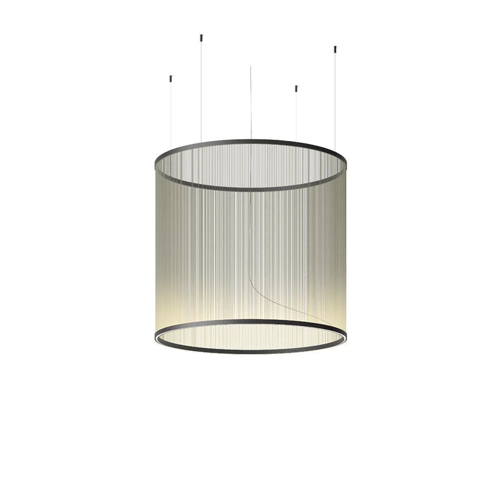 Clustered Drop Lights with Fabric Shades for Kitchen Islands & Dining Tables – Adjustable Cable Heights, Integrated LED, Warm or Cool White | Thomler