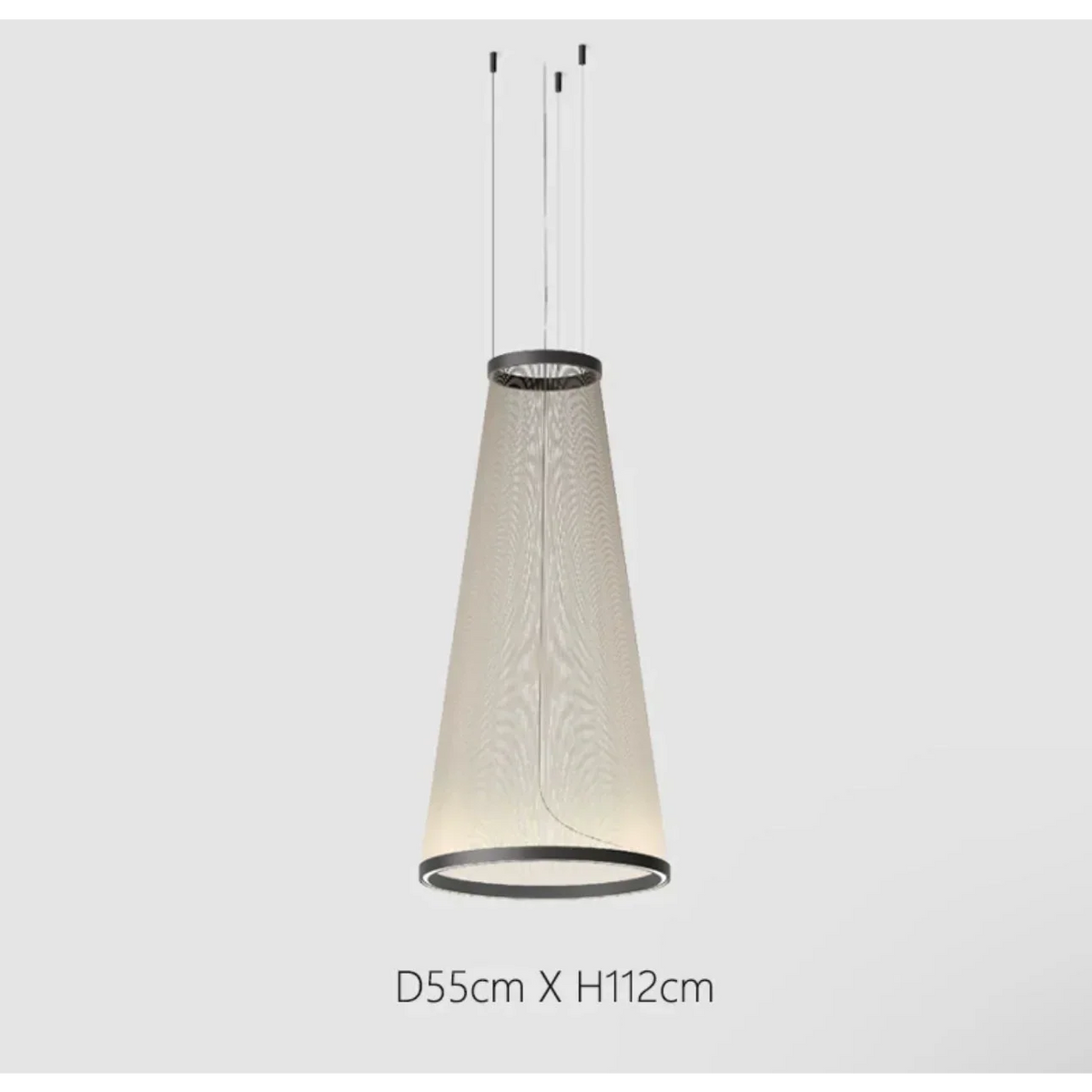 Clustered Drop Lights with Fabric Shades for Kitchen Islands & Dining Tables – Adjustable Cable Heights, Integrated LED, Warm or Cool White | Thomler