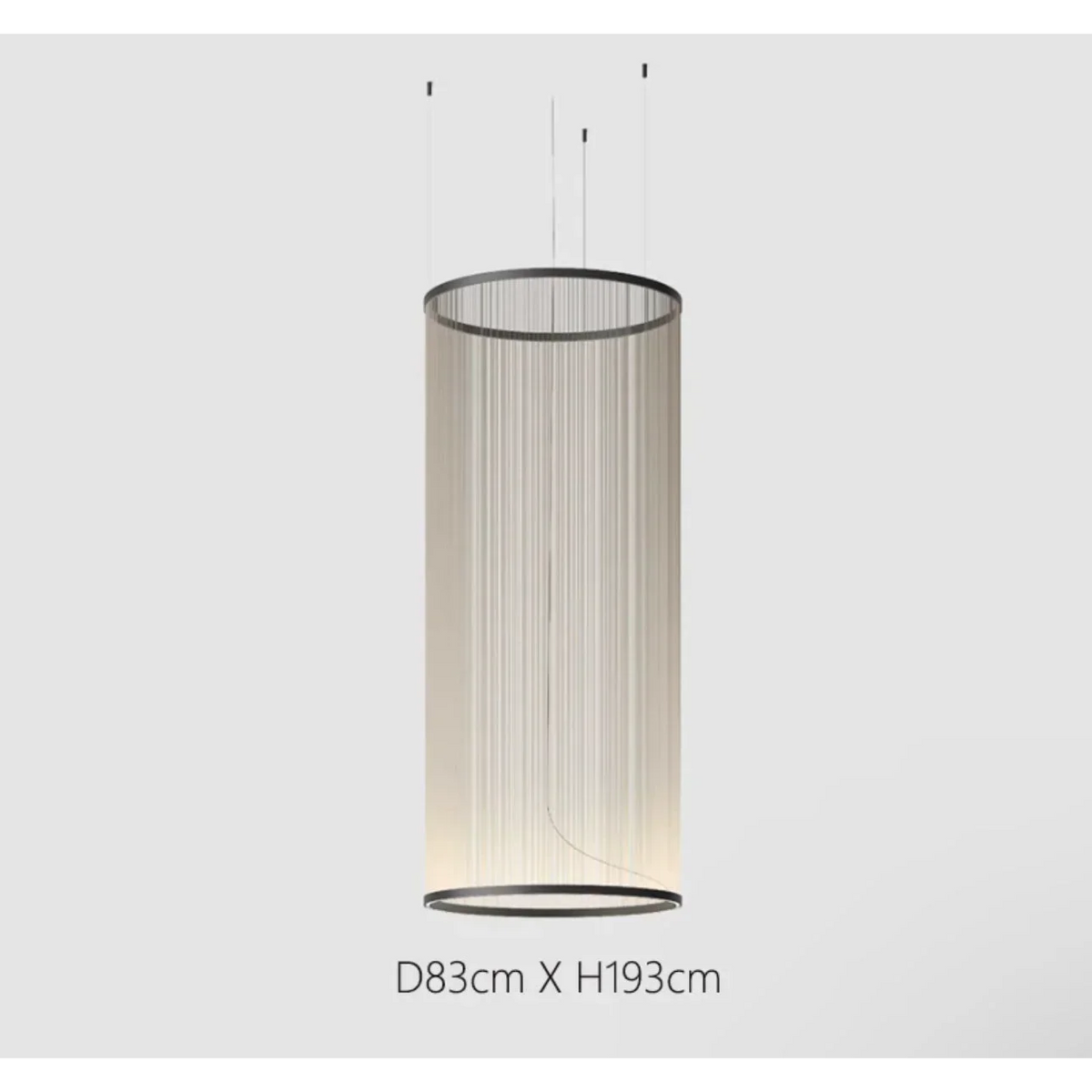 Clustered Drop Lights with Fabric Shades for Kitchen Islands & Dining Tables – Adjustable Cable Heights, Integrated LED, Warm or Cool White | Thomler