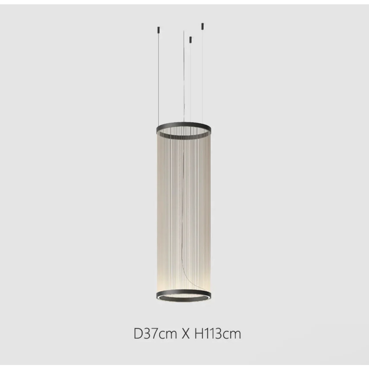 Clustered Drop Lights with Fabric Shades for Kitchen Islands & Dining Tables – Adjustable Cable Heights, Integrated LED, Warm or Cool White | Thomler