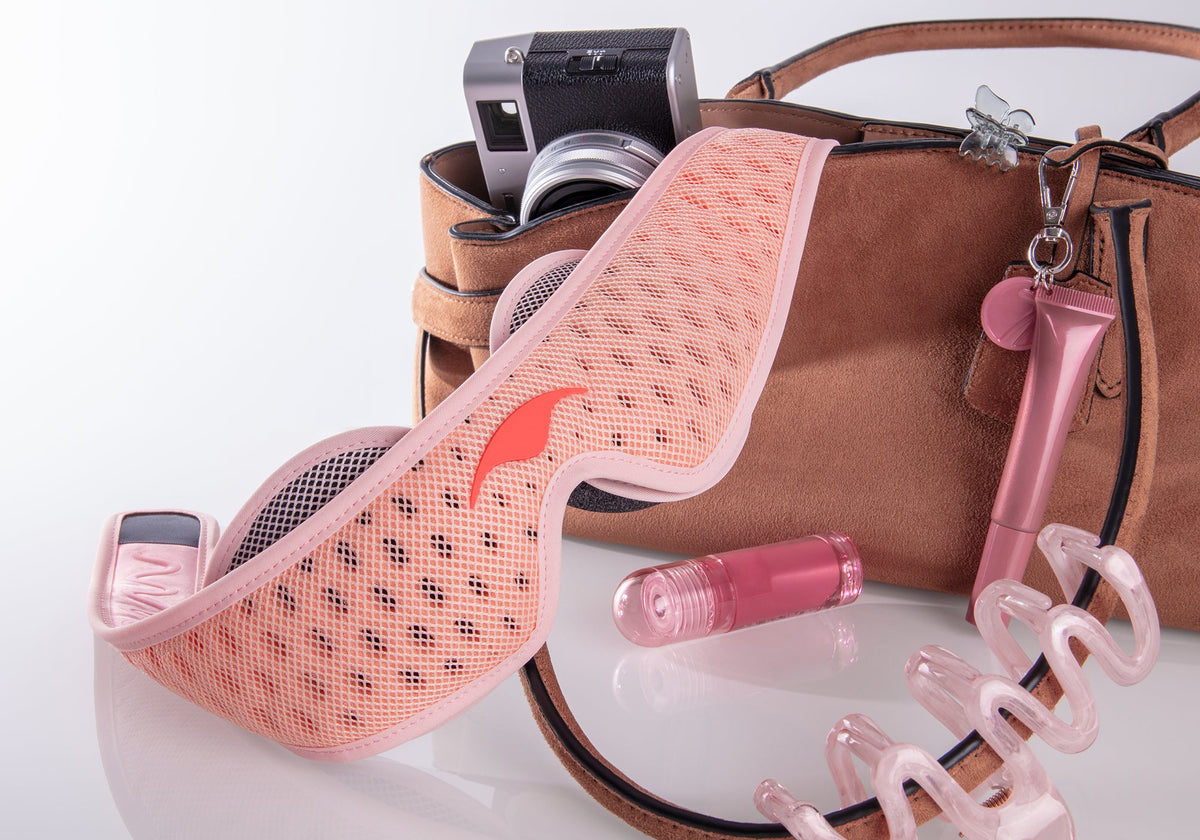 Contoured Blackout Sleep Mask - Pink