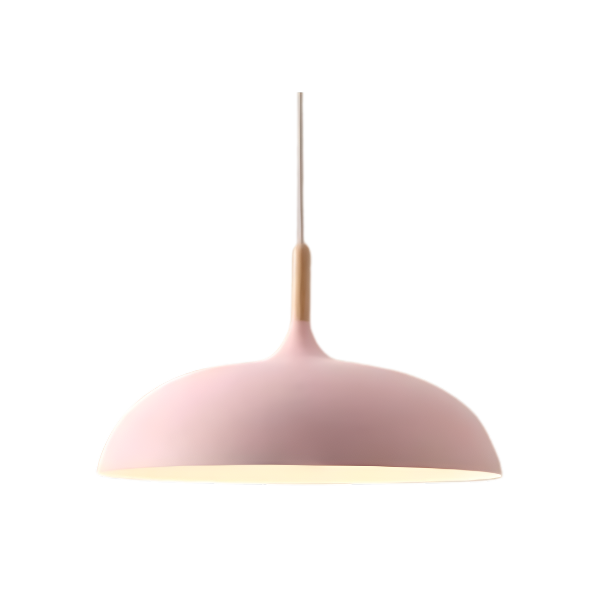 Wood and Iron Drop Light 14-24 Inches Diameter for Kitchen Island Dining Table Modern Minimalist Fixture E27 Socket Cord Height Adjustable | Thomler