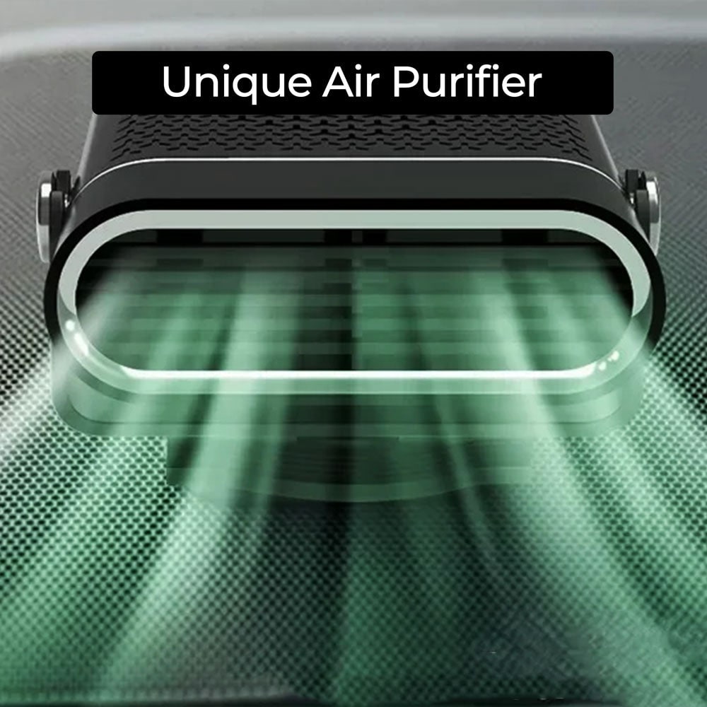 12V Vehicle Cabin Heater with Plug-In Power and Adjustable Airflow