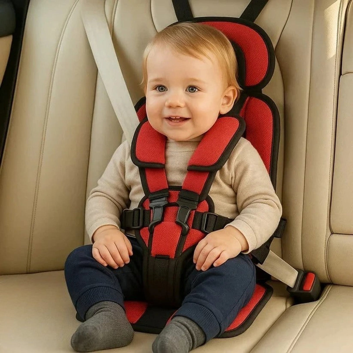 Asiento de seguridad portátil para niños