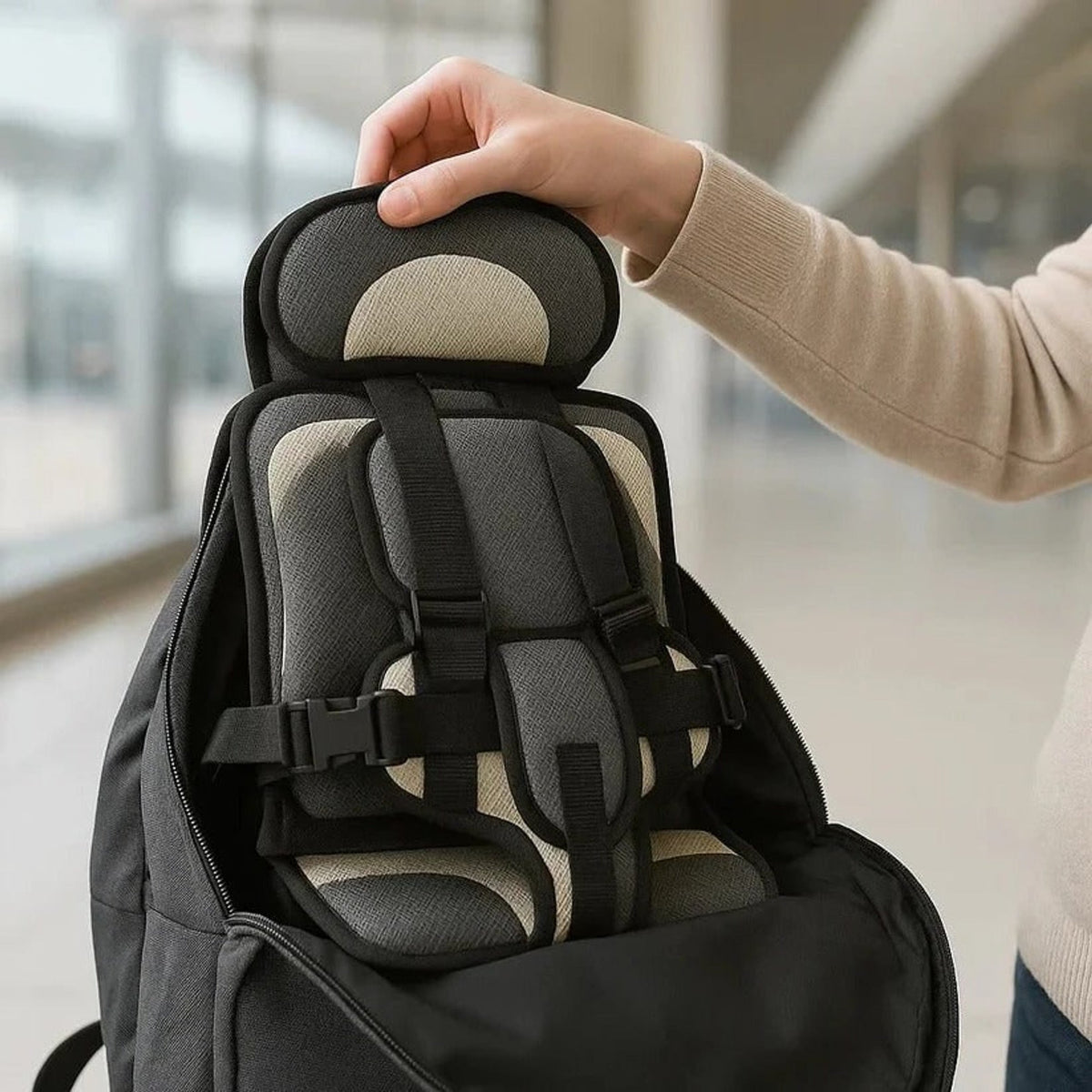 Asiento de seguridad portátil para niños