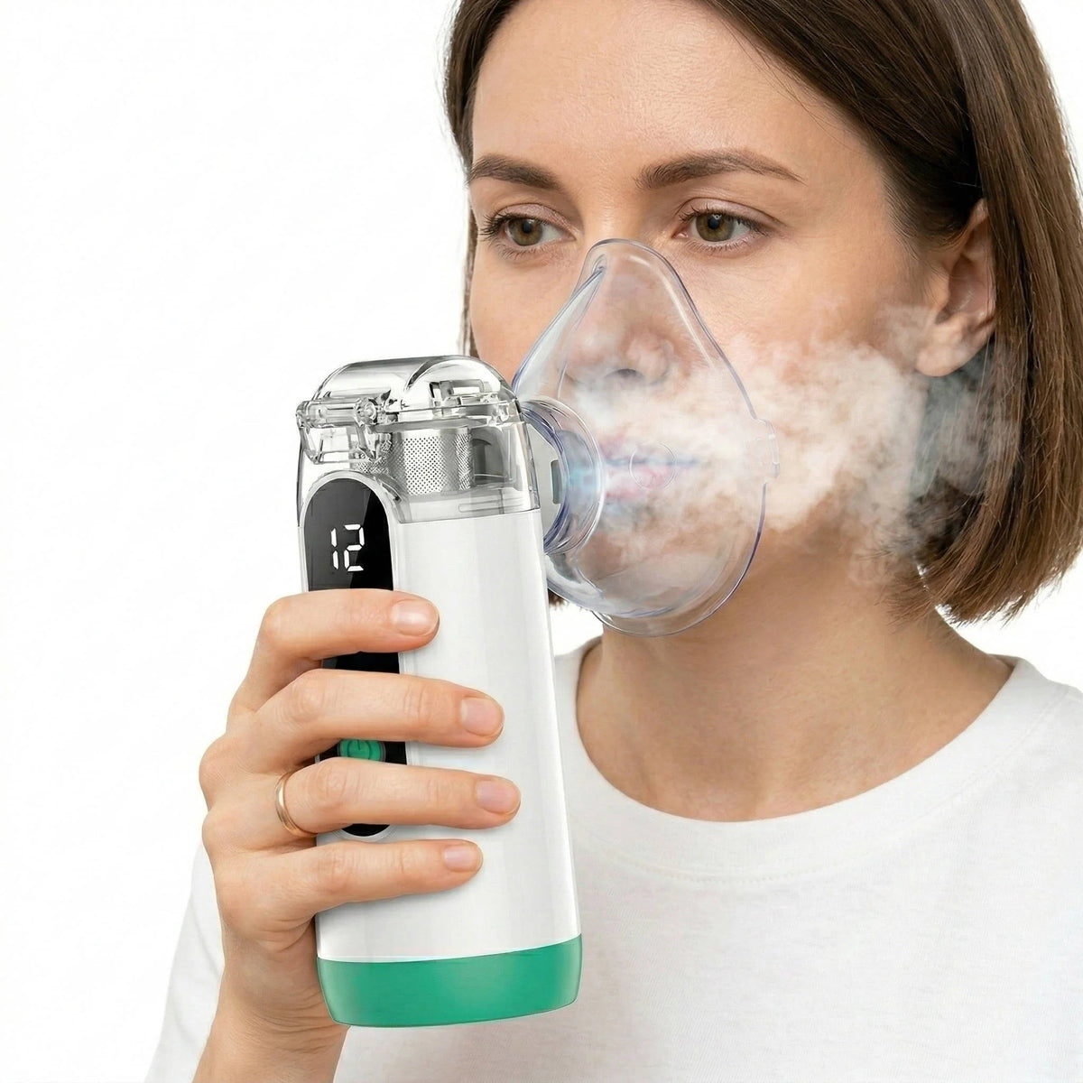 Portable Nebulizer With USB Rechargeable Whisper-Quiet Operation And Ultrafine Mist