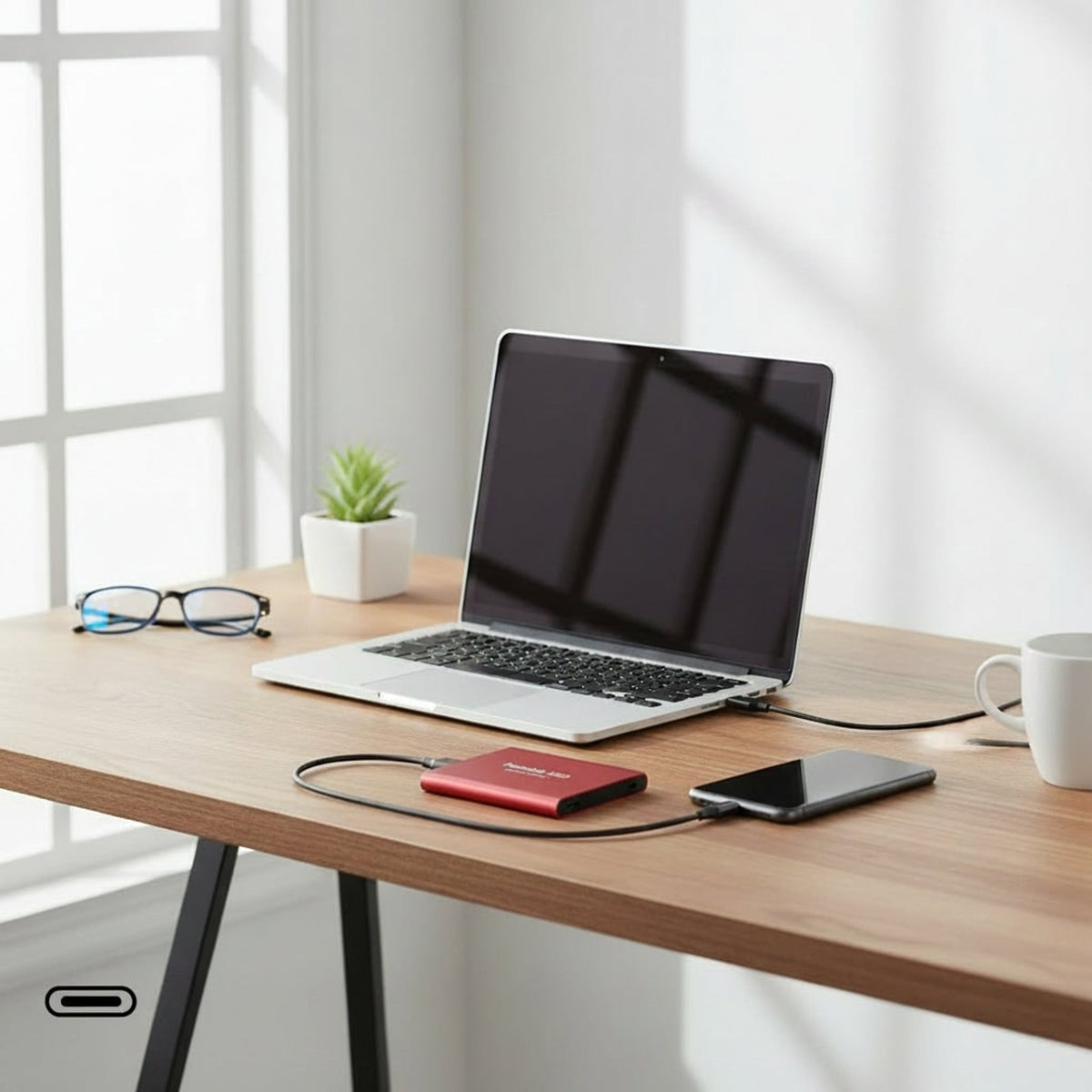 Portable Ssd External Hard Drive With High Speed USB Storage And Durable Metal Housing