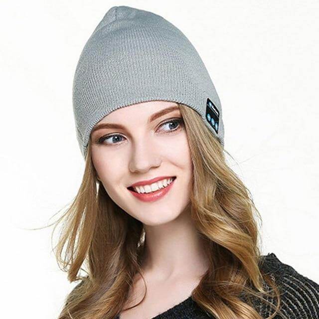 Wireless Beanie Hat with Built-In Stereo Headphones – Winter Music Cap for Hands-Free Calls & Audio