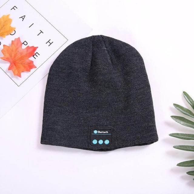 Wireless Beanie Hat with Built-In Stereo Headphones – Winter Music Cap for Hands-Free Calls & Audio