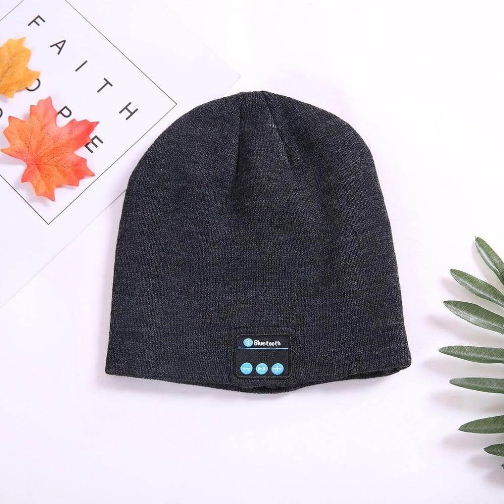 Wireless Beanie Hat with Built-In Stereo Headphones – Winter Music Cap for Hands-Free Calls & Audio