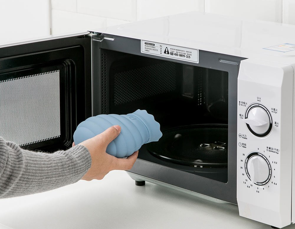 Microwavable Silicone Hot Water Bottle for Warmth