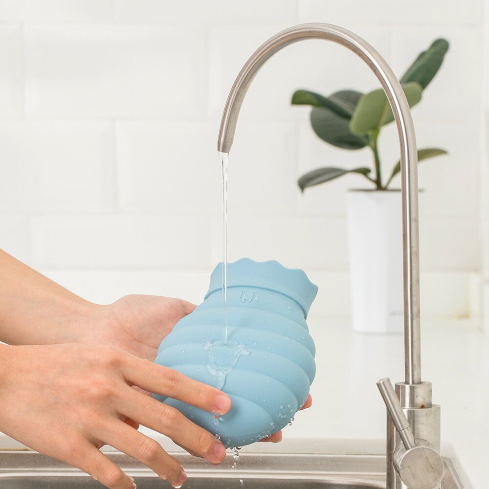 Microwavable Silicone Hot Water Bottle for Warmth