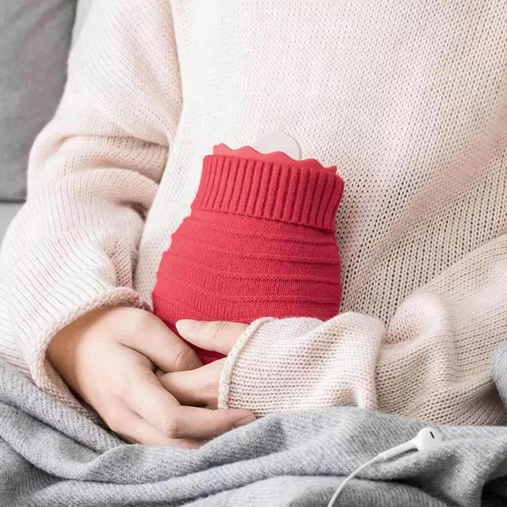 Microwavable Silicone Hot Water Bottle for Warmth