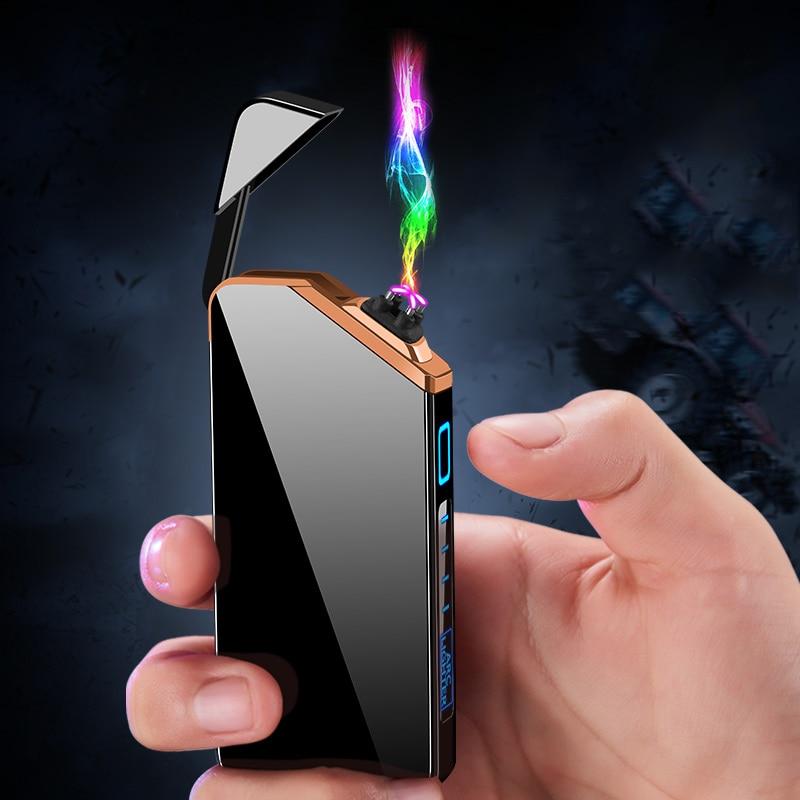 Rechargeable Arc Lighter Windproof Ignition Tool for Candles Grills Camping Portable Pocket Lighter Black USB Powered Flameless Fire Starter | Thomler