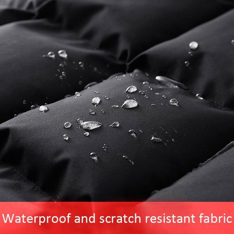 Heated Hooded Vest with USB Power Bank Pocket – Waterproof Electric Warming Jacket for Men & Women