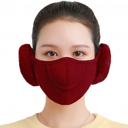 Fleece Ear Warmer Headband with Face Guard – Winter Neck Gaiter for Outdoor Sports & Cold Weather Protection