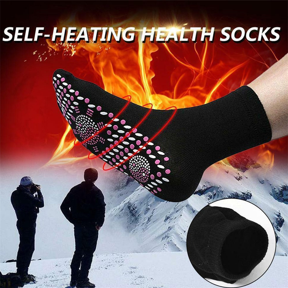 Self-Heating Thermal Socks for Cold Weather