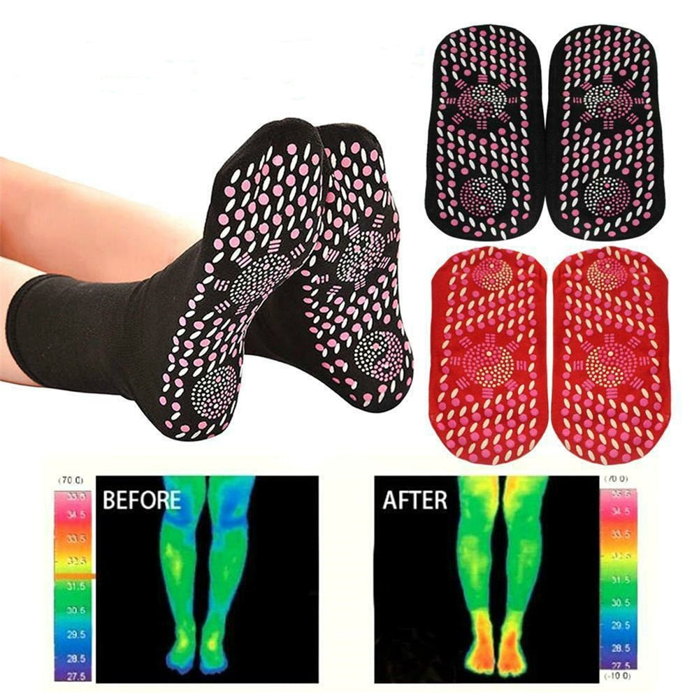 Self-Heating Thermal Socks for Cold Weather