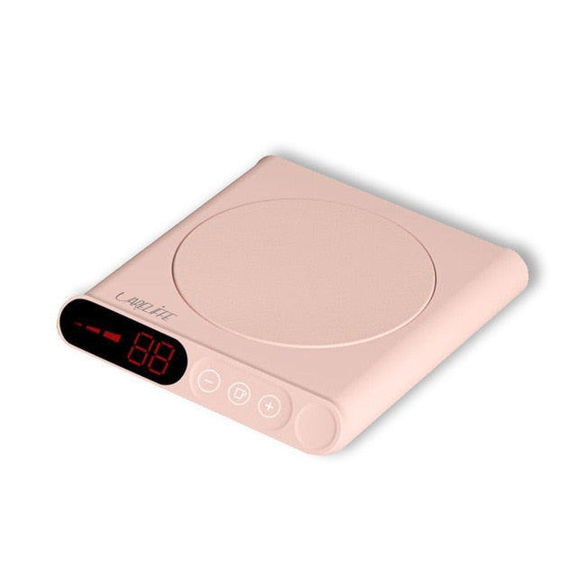 USB-Powered Desktop Mug Warmer with Timer & Temperature Control – Keep Coffee & Tea Hot