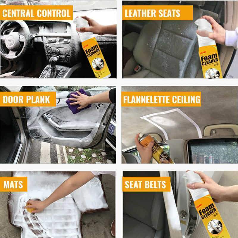 Alles-in-één schuimreiniger voor huis, auto en bekleding – Verwijdert vet, vlekken en vuil direct | Thomler