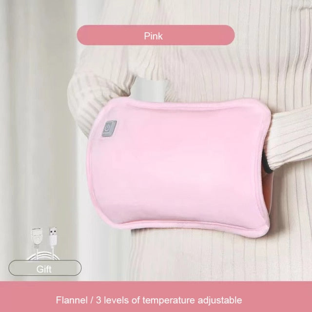 USB-Powered Heated Hand Muff – Foldable Pocket Warmer for Winter Travel & Office