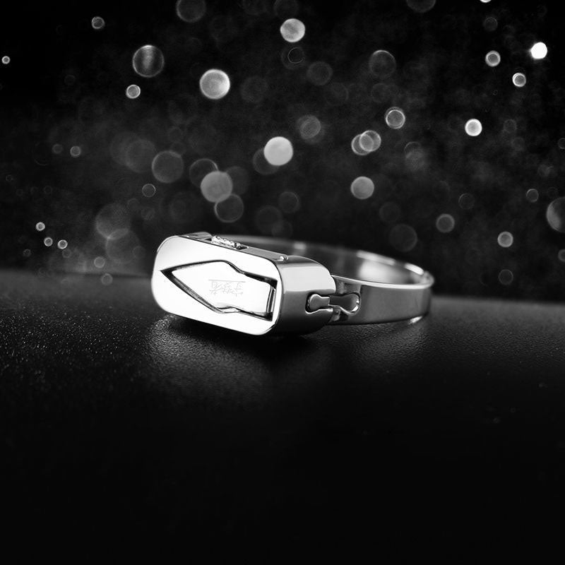 Taktischer Fingerring zur persönlichen Sicherheit, Everyday Carry EDC, kompaktes Schutzgerät, verdeckt tragbares Sicherheitsaccessoire, leichtes Metall | Thomler