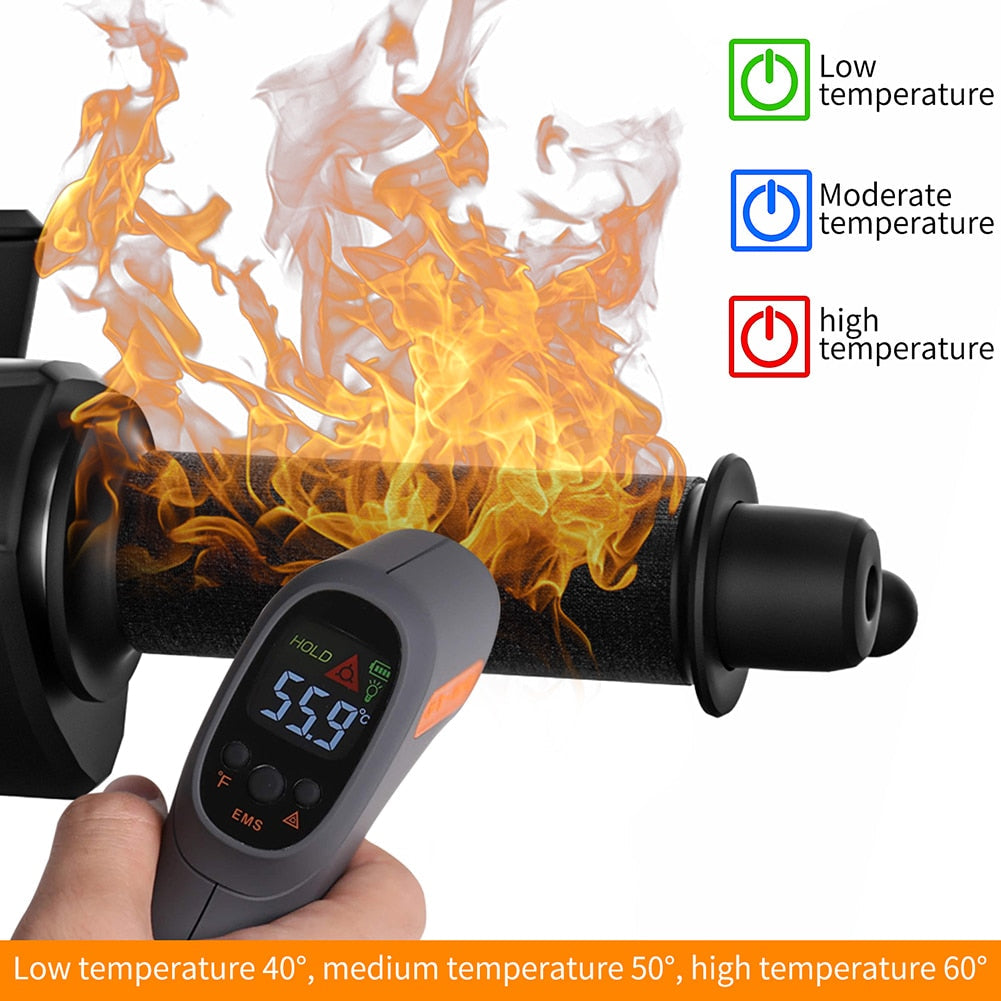 Heated Motorcycle Grip Wraps – Adjustable Temperature Control for Cold Weather Riding