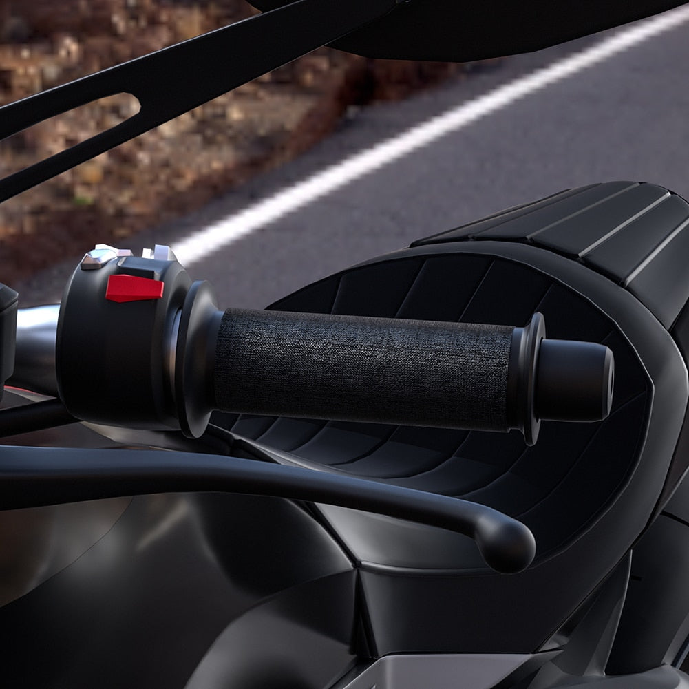 Heated Motorcycle Grip Wraps – Adjustable Temperature Control for Cold Weather Riding