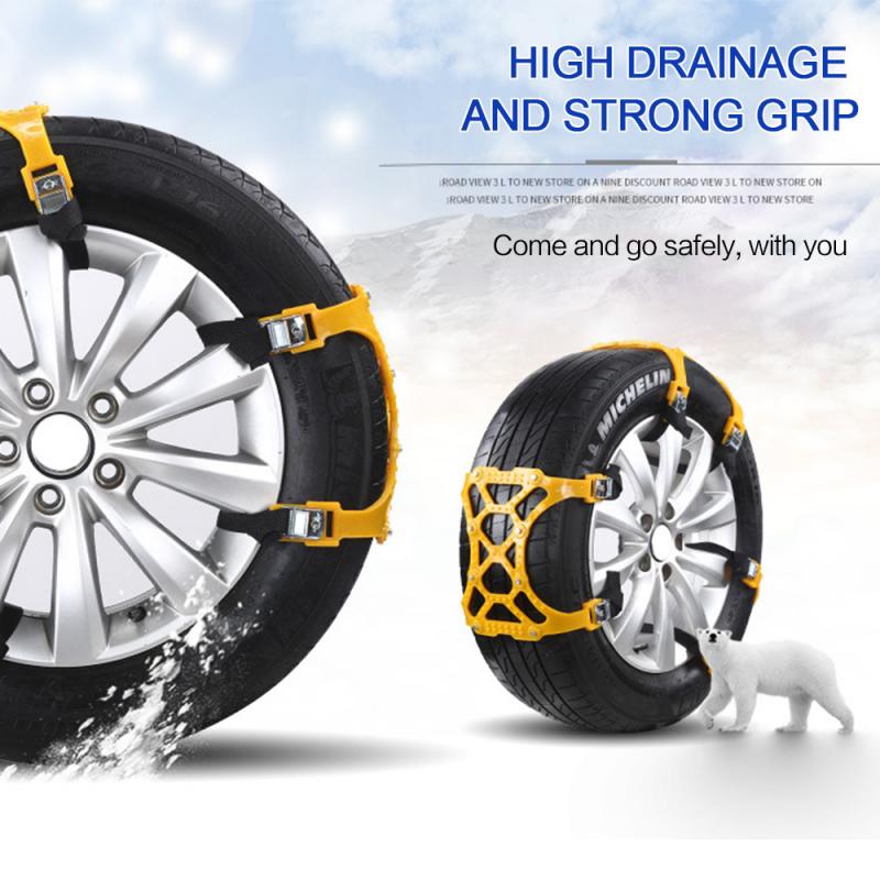 Emergency Traction Straps for Car Tires – Winter Grip Aid for Snow, Ice & Mud
