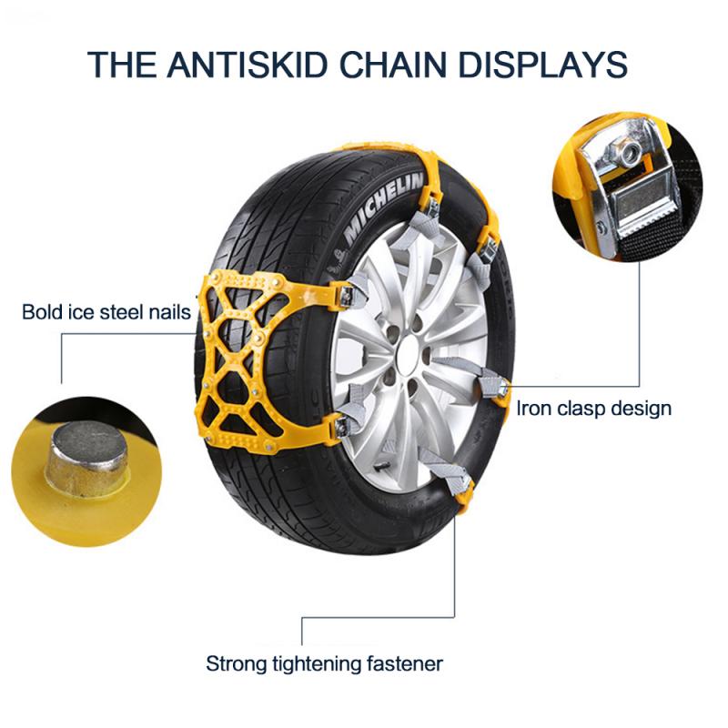 Emergency Traction Straps for Car Tires – Winter Grip Aid for Snow, Ice & Mud