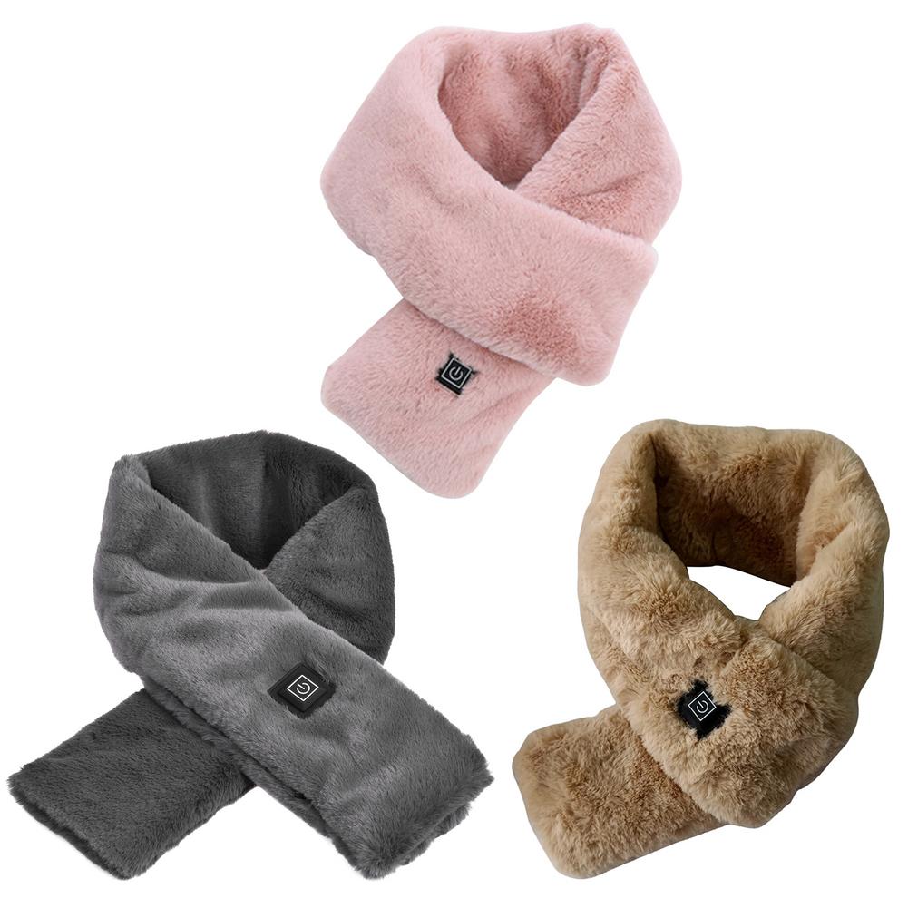 USB Heated Fleece Neck Warmer with 3 Temperature Settings