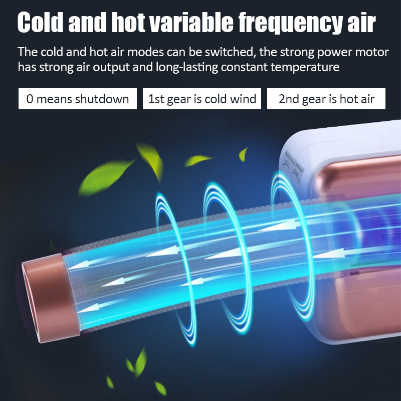 Portable Electric Clothes Dryer with Heated Air Circulation for Quick Drying