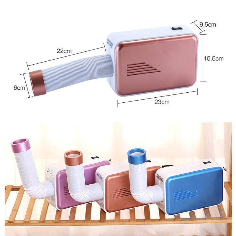 Portable Electric Clothes Dryer with Heated Air Circulation for Quick Drying