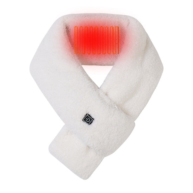 USB Heated Fleece Neck Warmer with 3 Temperature Settings